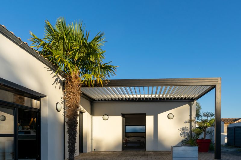 Metal Shade Installation in Sonoma County, CA