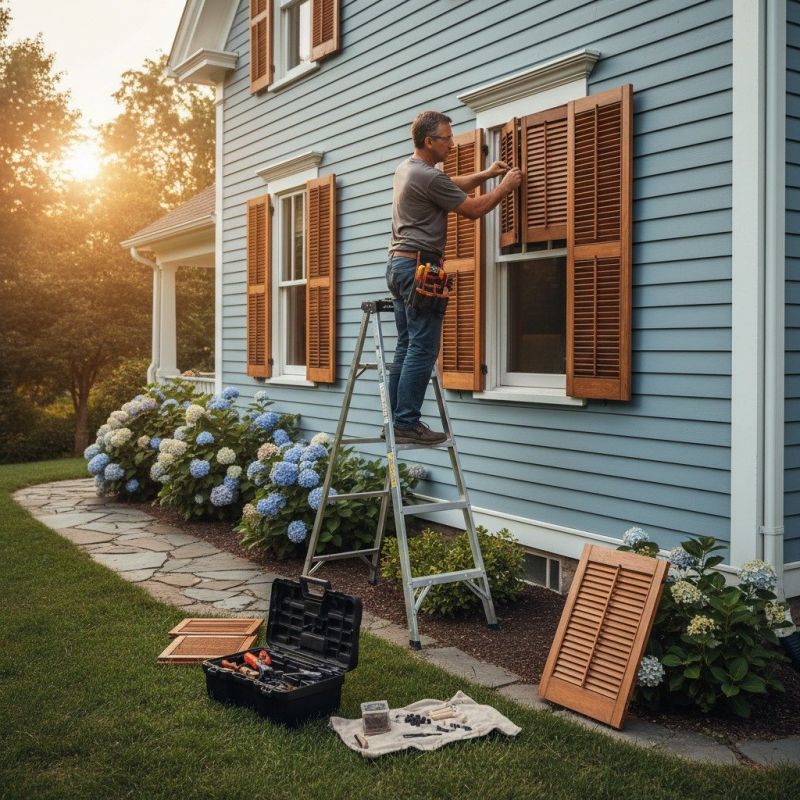 Shutter Reattachment in Littleton, CO